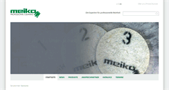 Desktop Screenshot of meiko-professional.de