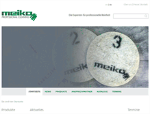 Tablet Screenshot of meiko-professional.de